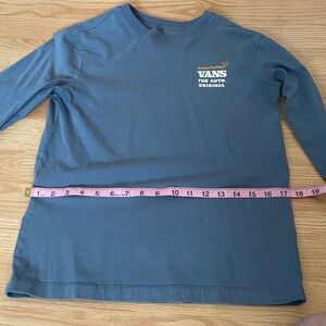 Vans Gray Checkered Logo Shirt